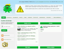 Tablet Screenshot of komunala-trbovlje.si